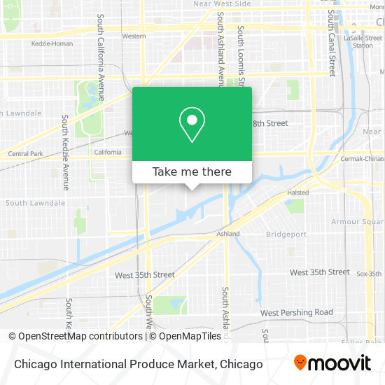 Chicago International Produce Market map