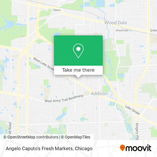 Angelo Caputo's Fresh Markets map