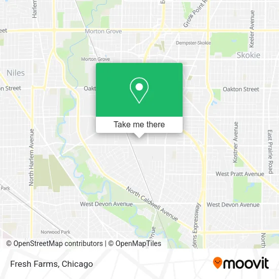 Fresh Farms map