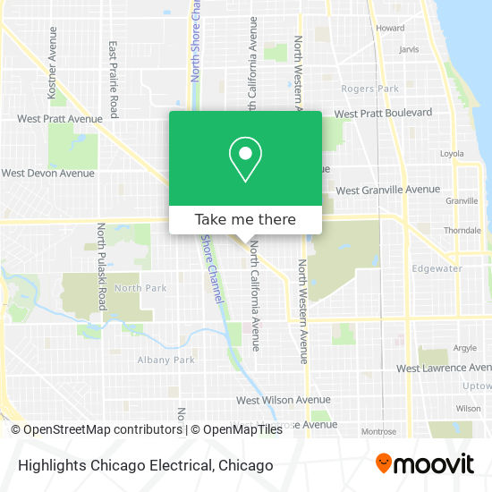 Mapa de Highlights Chicago Electrical
