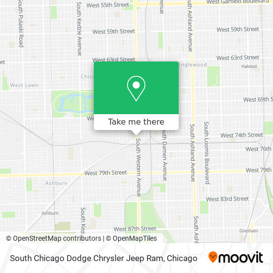 Mapa de South Chicago Dodge Chrysler Jeep Ram