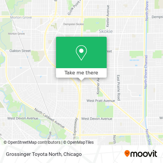 Mapa de Grossinger Toyota North