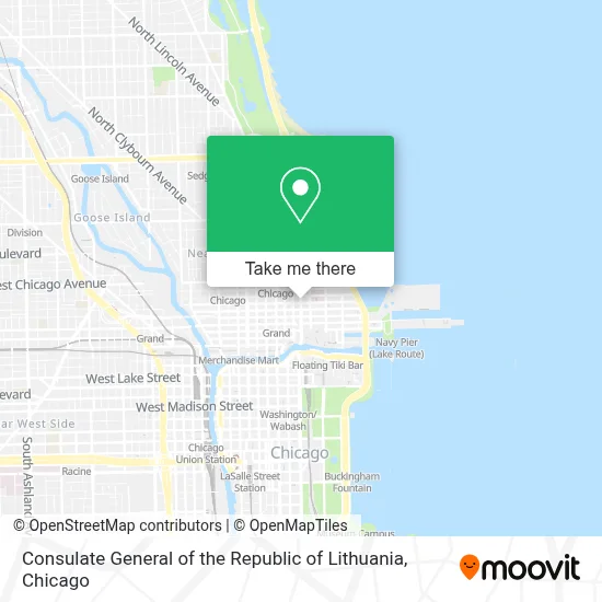 Consulate General of the Republic of Lithuania map