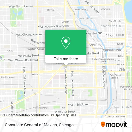 Consulate General of Mexico map