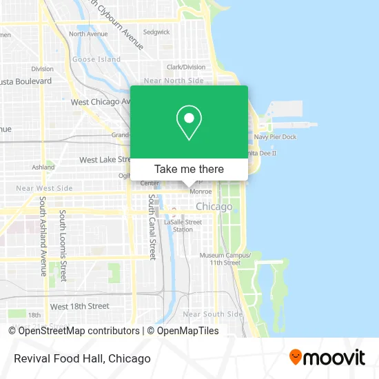 Revival Food Hall map