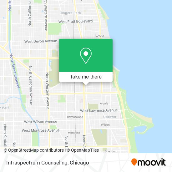 Intraspectrum Counseling map