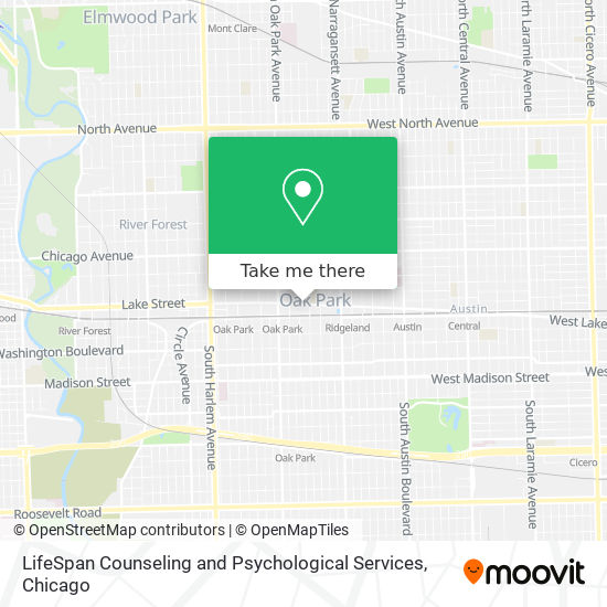 LifeSpan Counseling and Psychological Services map