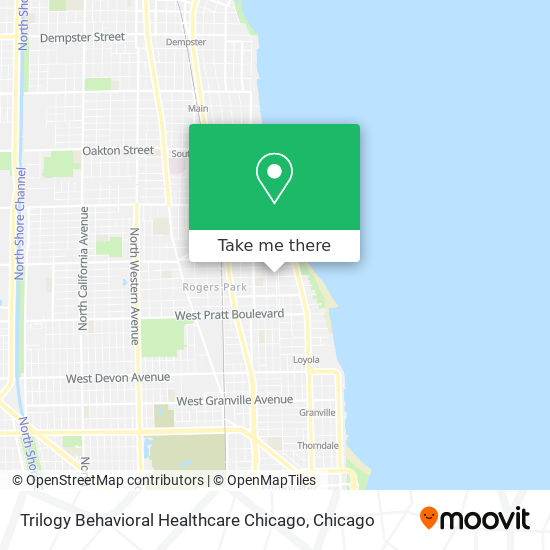 Trilogy Behavioral Healthcare Chicago map