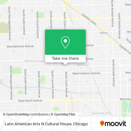 Latin American Arts N Cultural House map