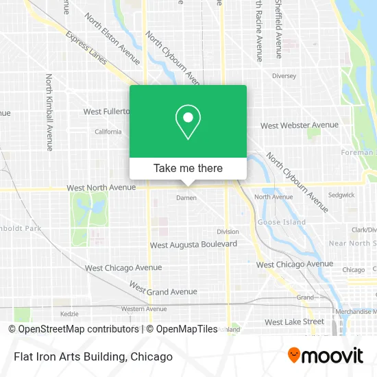 Flat Iron Arts Building map