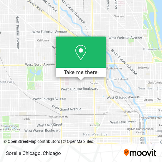 Sorelle Chicago map