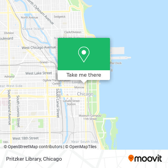 Pritzker Library map