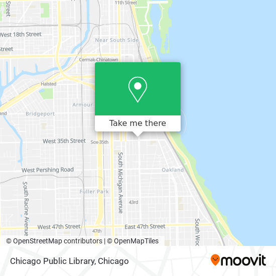 Chicago Public Library map