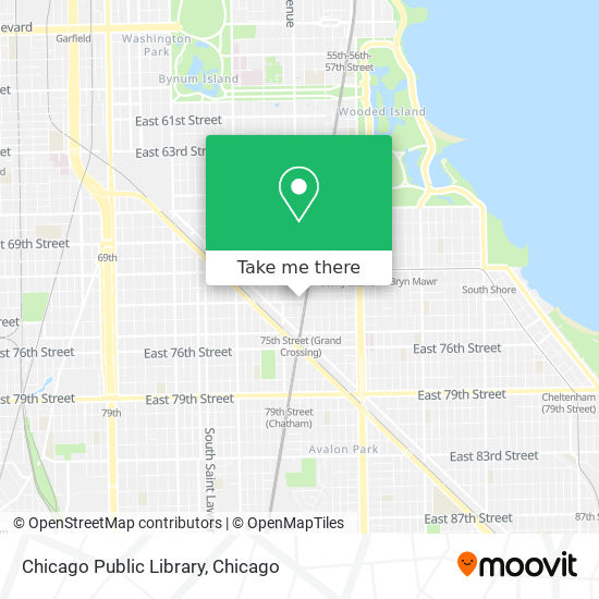 Chicago Public Library map