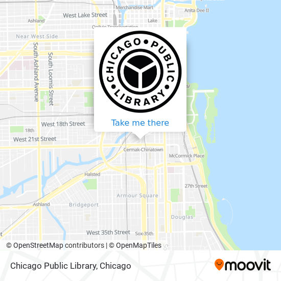 Chicago Public Library map