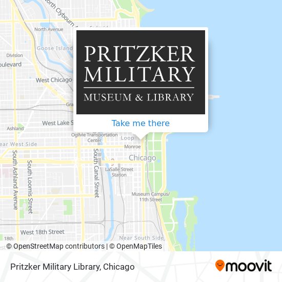 Pritzker Military Library map