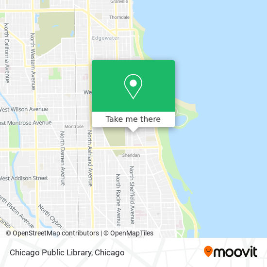 Chicago Public Library map