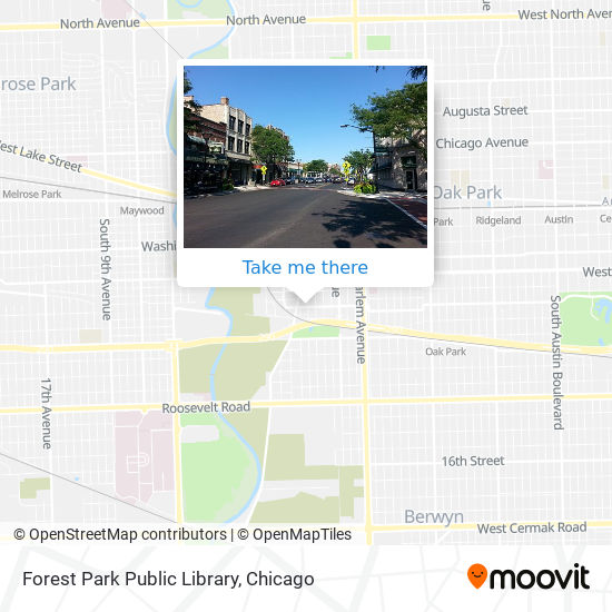 Forest Park Public Library map