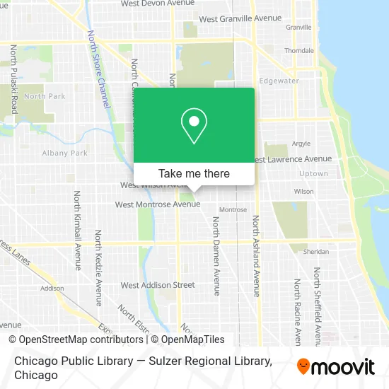 Chicago Public Library — Sulzer Regional Library map