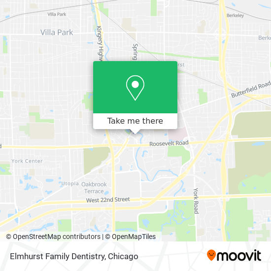 Elmhurst Family Dentistry map