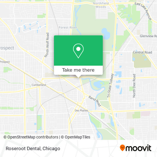 Roseroot Dental map