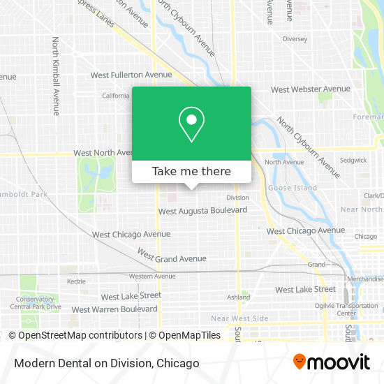 Mapa de Modern Dental on Division