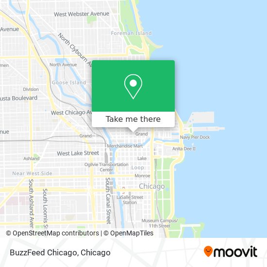 Mapa de BuzzFeed Chicago