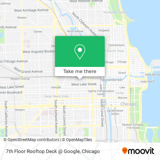 Mapa de 7th Floor Rooftop Deck @ Google