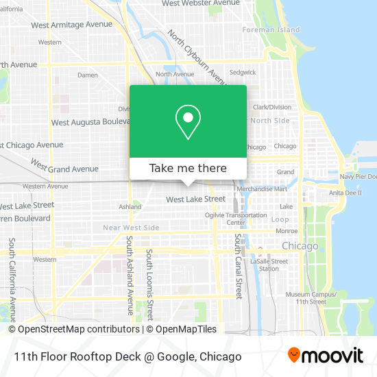Mapa de 11th Floor Rooftop Deck @ Google