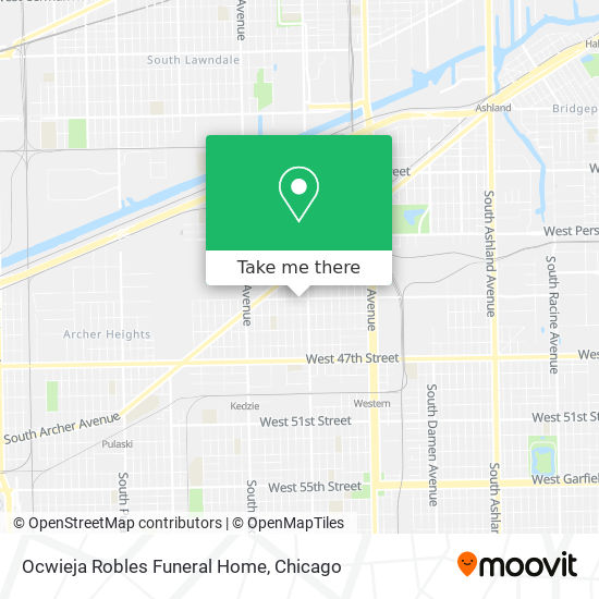 Ocwieja Robles Funeral Home map