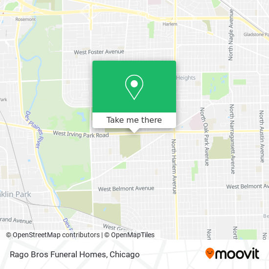 Mapa de Rago Bros Funeral Homes