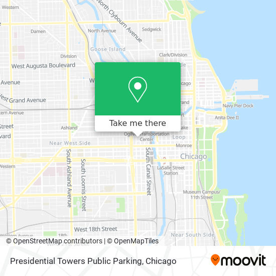 Presidential Towers Public Parking map
