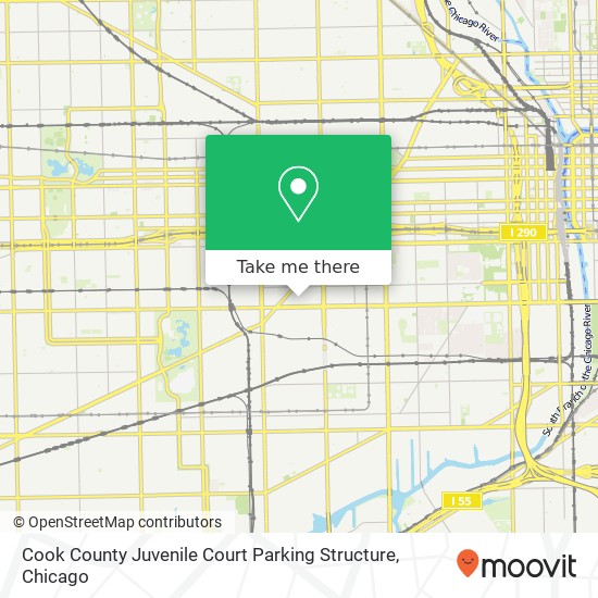 Cook County Juvenile Court Parking Structure map