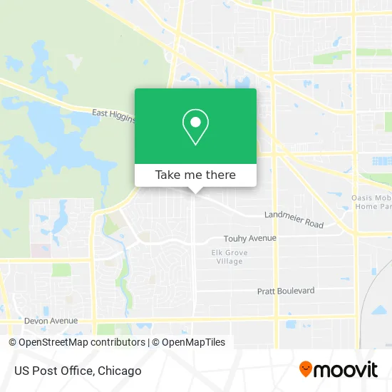 Mapa de US Post Office
