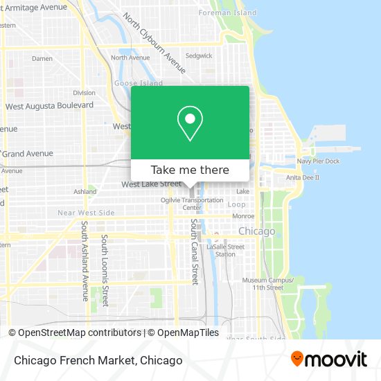 Chicago French Market map