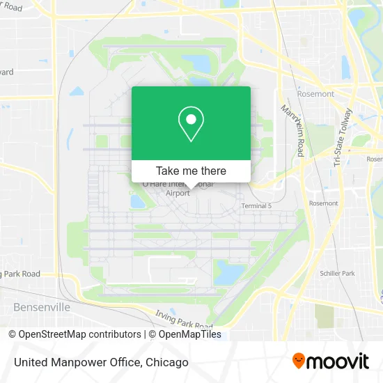 United Manpower Office map