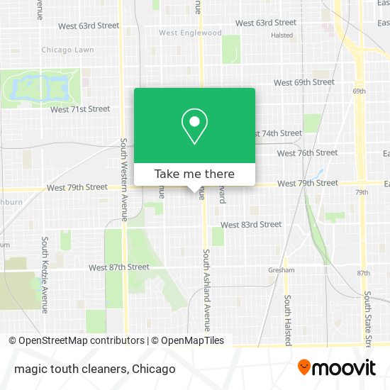 magic touth cleaners map