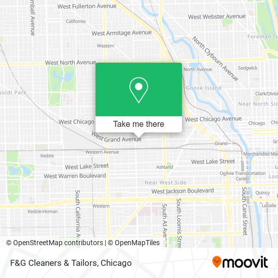 F&G Cleaners & Tailors map