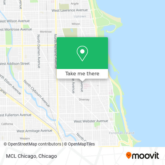 Mapa de MCL Chicago