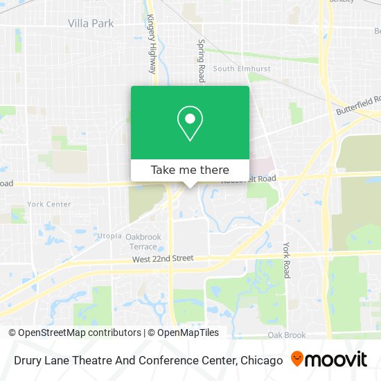 Drury Lane Theatre And Conference Center map