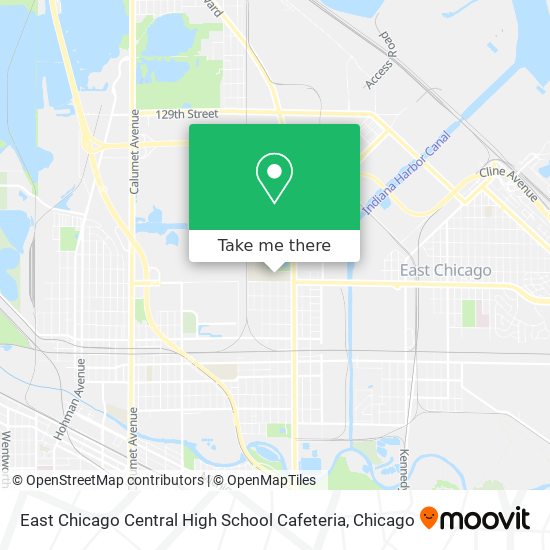 East Chicago Central High School Cafeteria map