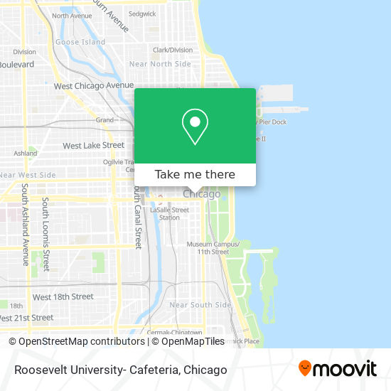 Roosevelt University- Cafeteria map