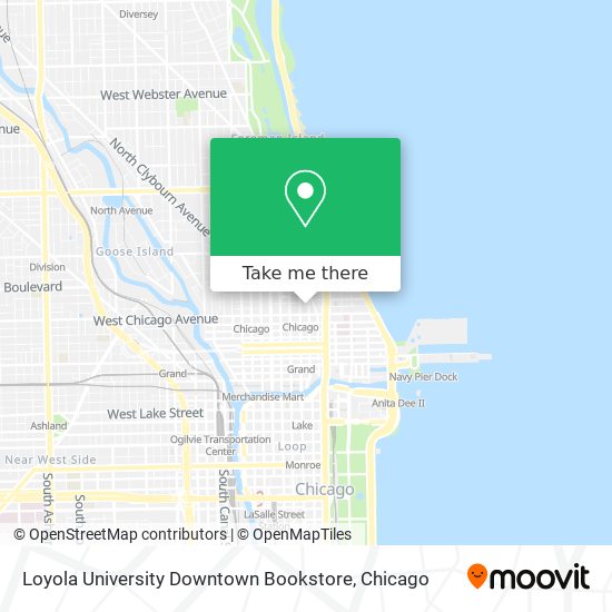 Mapa de Loyola University Downtown Bookstore