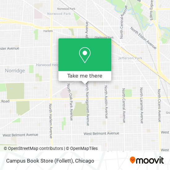 Mapa de Campus Book Store (Follett)