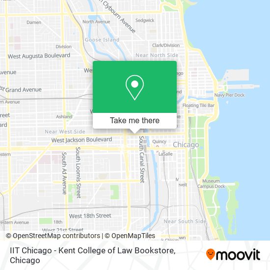 Mapa de IIT Chicago - Kent College of Law Bookstore