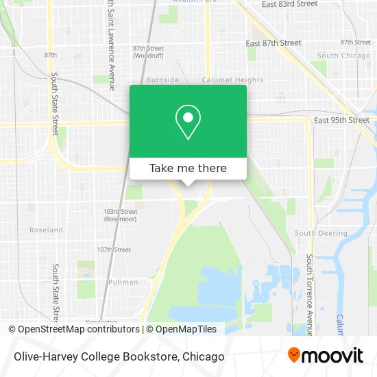 Olive-Harvey College Bookstore map