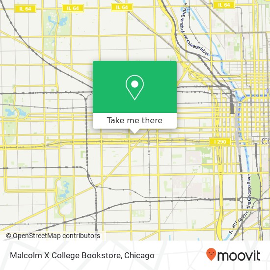 Malcolm X College Bookstore map