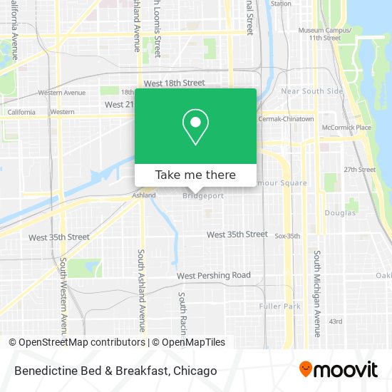 Benedictine Bed & Breakfast map