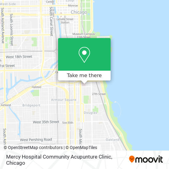 Mercy Hospital Community Acupunture Clinic map