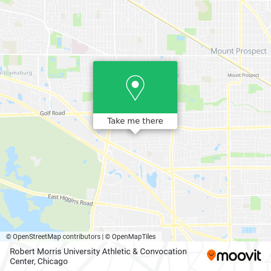 Robert Morris University Athletic & Convocation Center map